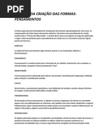 Técnica Da Criação Das Formas-pensamento