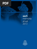 AACH Memoria Anual 2013