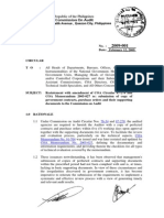 COA Circular2009-001 Submission of Contracts