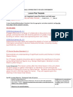 Please Attach Completed Lesson Plan Rubric and Self Assess