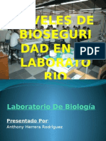 Niveles de Bioseguridad