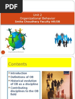 Download Unit 2 Organizational Behavior by smita choudhary SN26240937 doc pdf