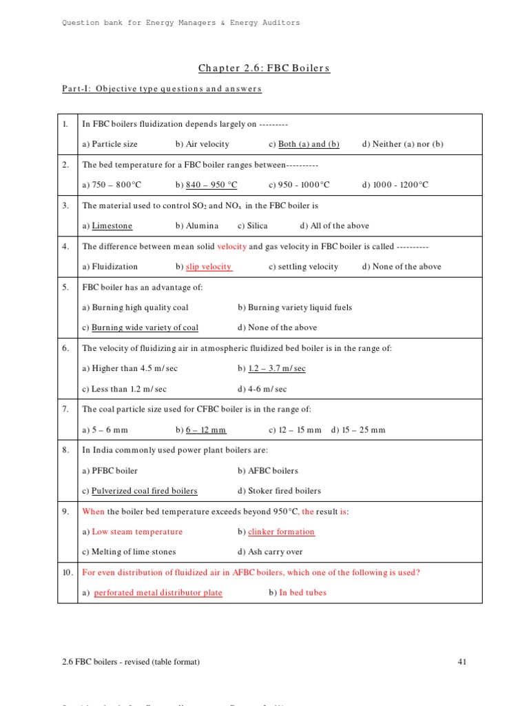 FBC Boiler Overview and Q&A Guide | PDF | Fluidization | Boiler