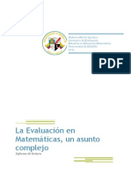 Evaluación en Matemáticas