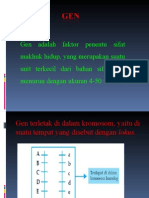 Gen Adalah Faktor Penentu Sifat Makhuk Hidup, Yang Merupakan Suatu Unit Terkecil Dari Bahan Sifat Sifat Menurun Dengan Ukuran 4-50 Mikron