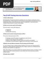 Top 20 Questions On API Testing