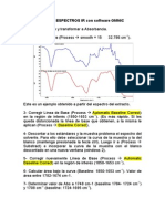 Procesado de Espectros Ir Con Software Omnic