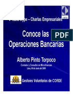 Operaciones Bancarias