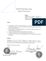 Decreto de Rectoría No 10 2012 Reglamento de Prácticas Progresivas y Prácticas Profesionales