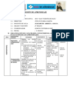 Sesión de Aprendizaje