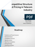 Competitive Structure and Pricing in Telecom