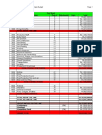 Stereoscopic 3D Movie :: Sample Budget Sheet