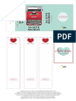 Love Machine Box Gabarit PDF