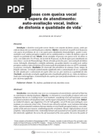 Pessoas Com Queixa Vocal