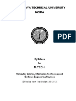 Final MTech CS_IT_SW Syllabus (MTU)