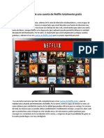 Cuentas Netflix Gratis