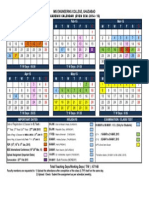 IMS Engineering College Academic Calendar 2014-15