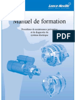 Manuel de Formation Procédures de Maintenance Préventif Et Diagnostic Du Système Électrique