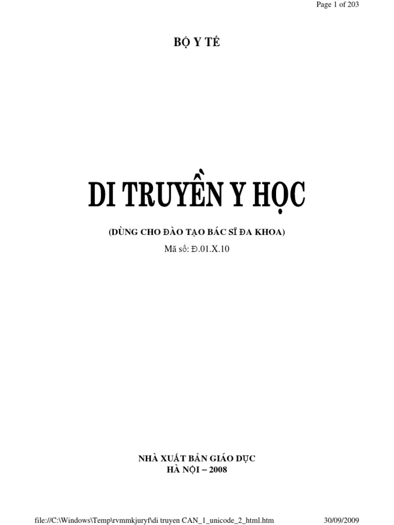 Di Truyen y Hoc | PDF