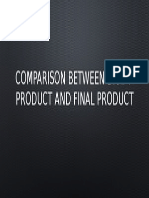 Comparison between Draft  product and Final product.pptx