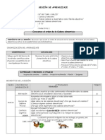 SESION DE APRENDIZAJE - Cadena Alimenticia