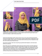 Tutorial Hijab Pashmina Mudah Dan Cepat Untuk Kuliah