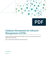 Guidance Documents For Lifecycle Management of ETDs