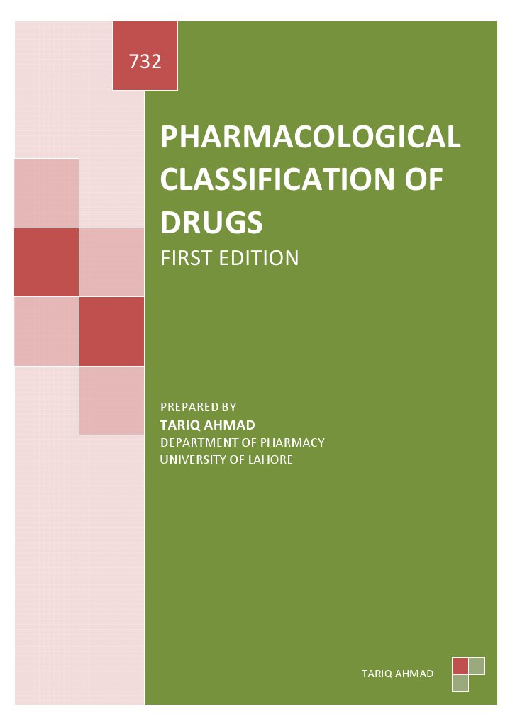 Pharmacological Classification Of Drugs First Edition By Tariq Ahmad Beta Lactamase Penicillin