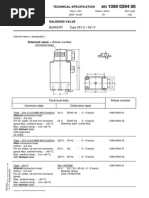 Bürkert Type 331-C / 331-F: Technical Specification