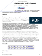 Glosario de Infor Glosario de informática Inglés-Españolmática Inglés-Español
