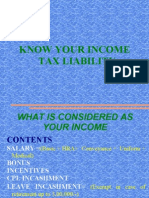 Know Your Income Tax Liability