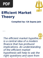 Efficient Market Theory