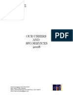 Our Ushers AND SPG Services 2008: Fokus Komunikasi Business Development Educational Events Intermediary