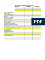 A Complete Checklist For Admin Activities and Task: CH C Năng Hành Chính Tình TR NG H Sơ Lưu TR