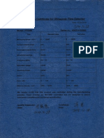 UT machine calibrationc certificate sample 