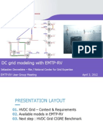 DC Grid Modeling EMTP-RV UGM April 3 2012