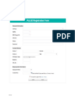 Pulse Registration Form
