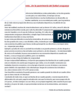 Hegemonía Decadente en La Postrimería Del Futbol Uruguayo