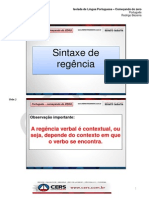 Sintaxe de Regencia PDF