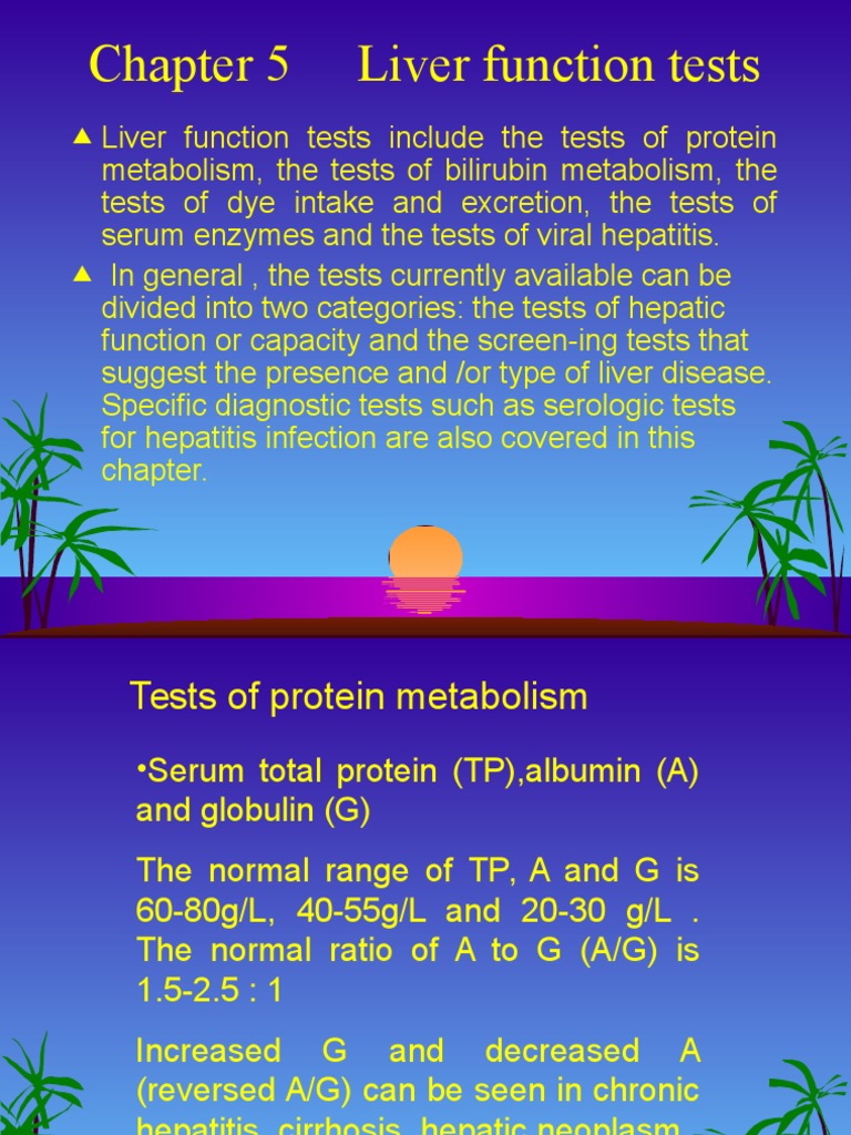 Chapter 5 Liver Function Tests | PDF | Hepatitis | Hepatitis B
