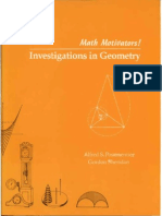 Math Motivators - Investigations in Geometry 1982