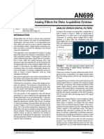 Anti-Aliasing Analog Filters for Data Acquisition Systems