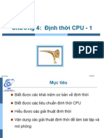 Slide Bài Giảng Hệ Diều Hành Chương 4 - UIT