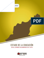 Estado de La Educación en el Caribe colombiano 2011-2013