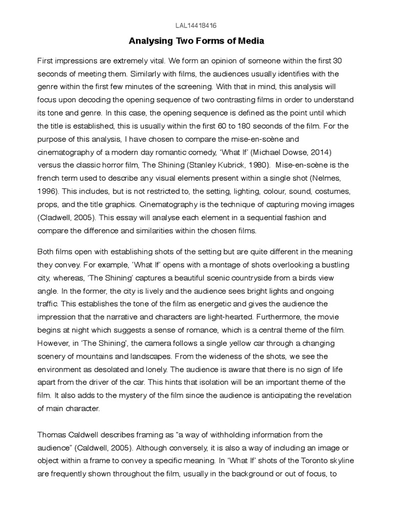 analysing-two-forms-of-media-pdf-cinematography-narrative