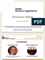 Informe Electoral - PASO- Mendoza