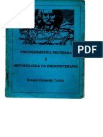 Psicossomática Reichiana e Metodologia Da Orgonoterapia