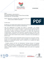 Respuesta a Propuesta UPRCampesinas, Area para la Producción Agrícola y Macro Proyecto Medellin Campesino