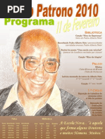 cartaz do dia do patrono 2010