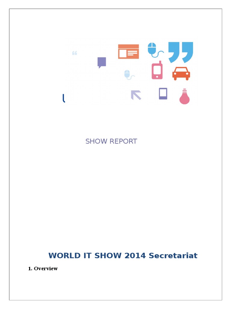 World IT Show 2014 Highlights | PDF | Internet Of Things | Big Data